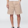 Plissierte Khaki-Shorts Plissierte Khaki-Shorts