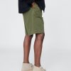 Plissierte Khaki-Shorts Plissierte Khaki-Shorts