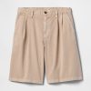 Plissierte Khaki-Shorts Plissierte Khaki-Shorts