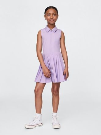 Plissiertes Active-Polokleid für Kinder