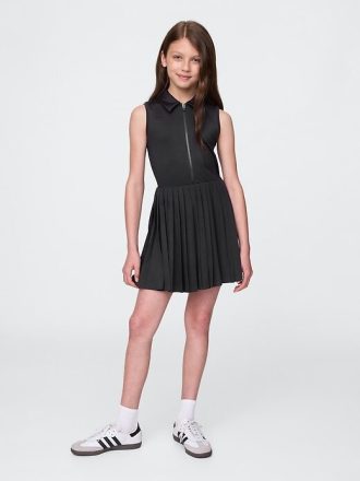 Plissiertes Active-Polokleid für Kinder