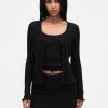 Pointelle-Cardigan aus 100 % Baumwolle Pointelle-Cardigan aus 100 % Baumwolle
