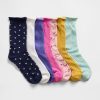 Pointelle Crew-Socken für Kinder (7er-Pack) Pointelle Crew-Socken für Kinder (7er-Pack)