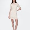 Pointelle-Kleid aus Leinenmischung Pointelle-Kleid aus Leinenmischung