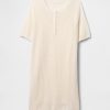 Pointelle-Kleid aus Leinenmischung Pointelle-Kleid aus Leinenmischung
