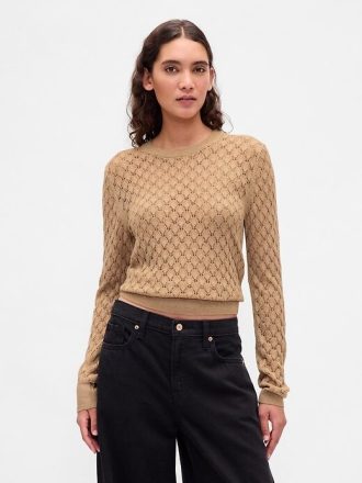 Pointelle-Pullover