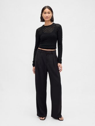 Pointelle-Pullover
