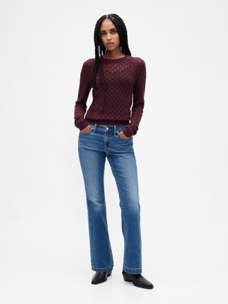 Pointelle-Pullover