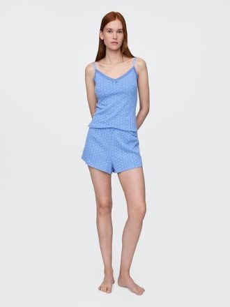 Pointelle-Pyjama-Shorts
