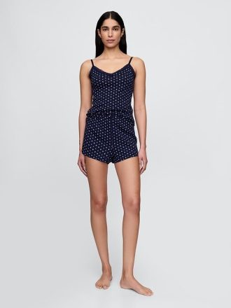Pointelle-Pyjama-Shorts