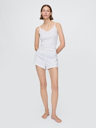 Pointelle-Pyjama-Tanktop