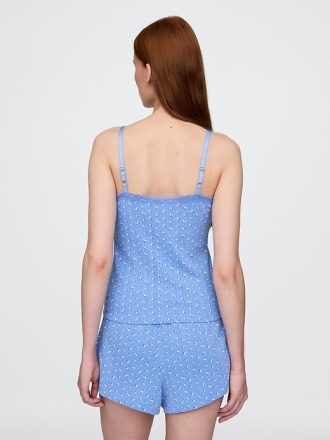 Pointelle-Pyjama-Tanktop