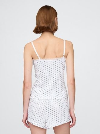Pointelle-Pyjama-Tanktop