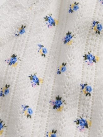 Pointelle-Pyjama-Unterkleid
