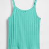 Pointelle Rib Camisole für Kinder Pointelle Rib Camisole für Kinder