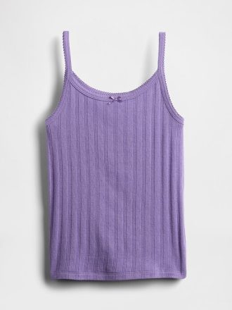 Pointelle Rib Camisole für Kinder