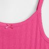 Pointelle Rib Camisole für Kinder Pointelle Rib Camisole für Kinder