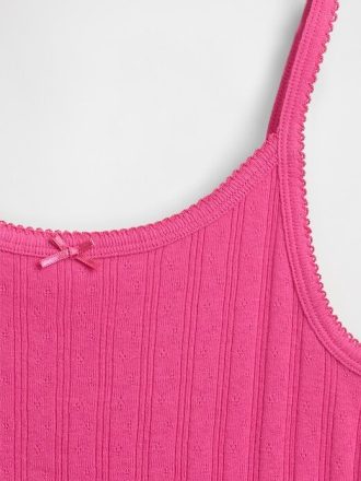 Pointelle Rib Camisole für Kinder