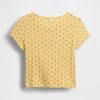 Pointelle-Ripp-T-Shirt für Babys und Kleinkinder Pointelle-Ripp-T-Shirt für Babys und Kleinkinder