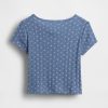 Pointelle-Ripp-T-Shirt für Babys und Kleinkinder Pointelle-Ripp-T-Shirt für Babys und Kleinkinder