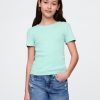 Pointelle-T-Shirt für Kinder
