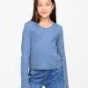 Pointelle-T-Shirt für Kinder