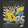Pokemon Pikachu Racing Grafik T-Shirt