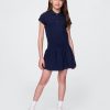Polokleid mit tiefer Taille für Kinder Polokleid mit tiefer Taille für Kinder