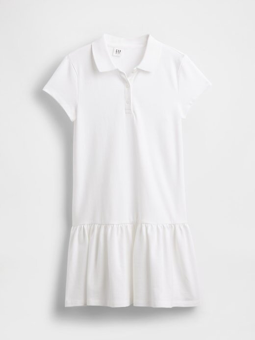 Polokleid mit tiefer Taille für Kinder Polokleid mit tiefer Taille für Kinder
