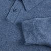 Polopullover aus Merinowollmischung Polopullover aus Merinowollmischung