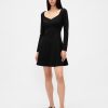 Ponte-Minikleid mit Herzausschnitt und Naht Ponte-Minikleid mit Herzausschnitt und Naht