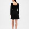 Ponte-Minikleid mit Herzausschnitt und Naht Ponte-Minikleid mit Herzausschnitt und Naht