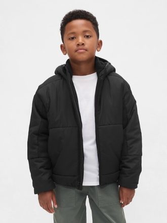 Pufferjacke aus recyceltem Material für Kinder