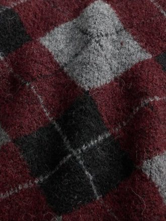 Pullover mit gebürstetem Argyle-Muster