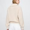 Pullover mit halbem Reißverschluss aus 100 % Baumwolle