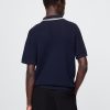 Pullover mit Johnny-Kragen Pullover mit Johnny-Kragen