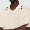 Pullover mit Johnny-Kragen Pullover mit Johnny-Kragen