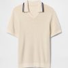 Pullover mit Johnny-Kragen Pullover mit Johnny-Kragen