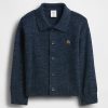 Pullover mit Kragen und Knopfleiste vorne für Babys und Kleinkinder