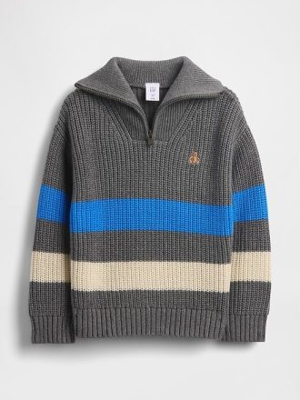 Pullover mit Viertelreißverschluss für Babys und Kleinkinder