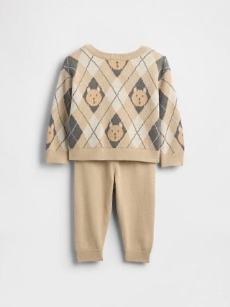 Pullover-Set mit Baby-Brannan-Bär