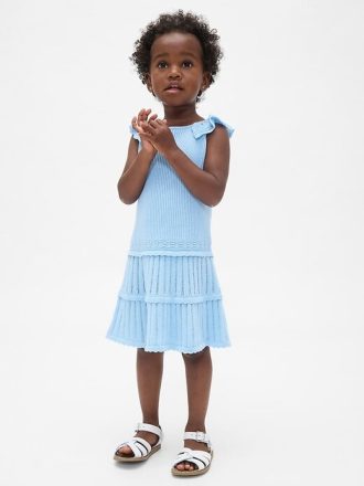 Pulloverkleid mit tiefer Taille für Babys und Kleinkinder