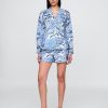 Pyjama-Boxershorts aus Popeline Pyjama-Boxershorts aus Popeline