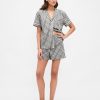 Pyjama-Boxershorts aus Popeline Pyjama-Boxershorts aus Popeline