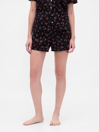 Pyjama-Boxershorts aus Popeline
