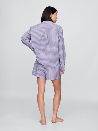 Pyjama-Boxershorts aus Popeline