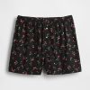 Pyjama-Boxershorts aus Popeline Pyjama-Boxershorts aus Popeline