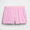 Pyjama-Boxershorts aus Popeline mit Logo Pyjama-Boxershorts aus Popeline mit Logo
