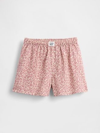 Pyjama-Boxershorts aus recyceltem Flanell für Kinder