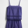 Pyjama-Camisole-Set mit Spitzenbesatz